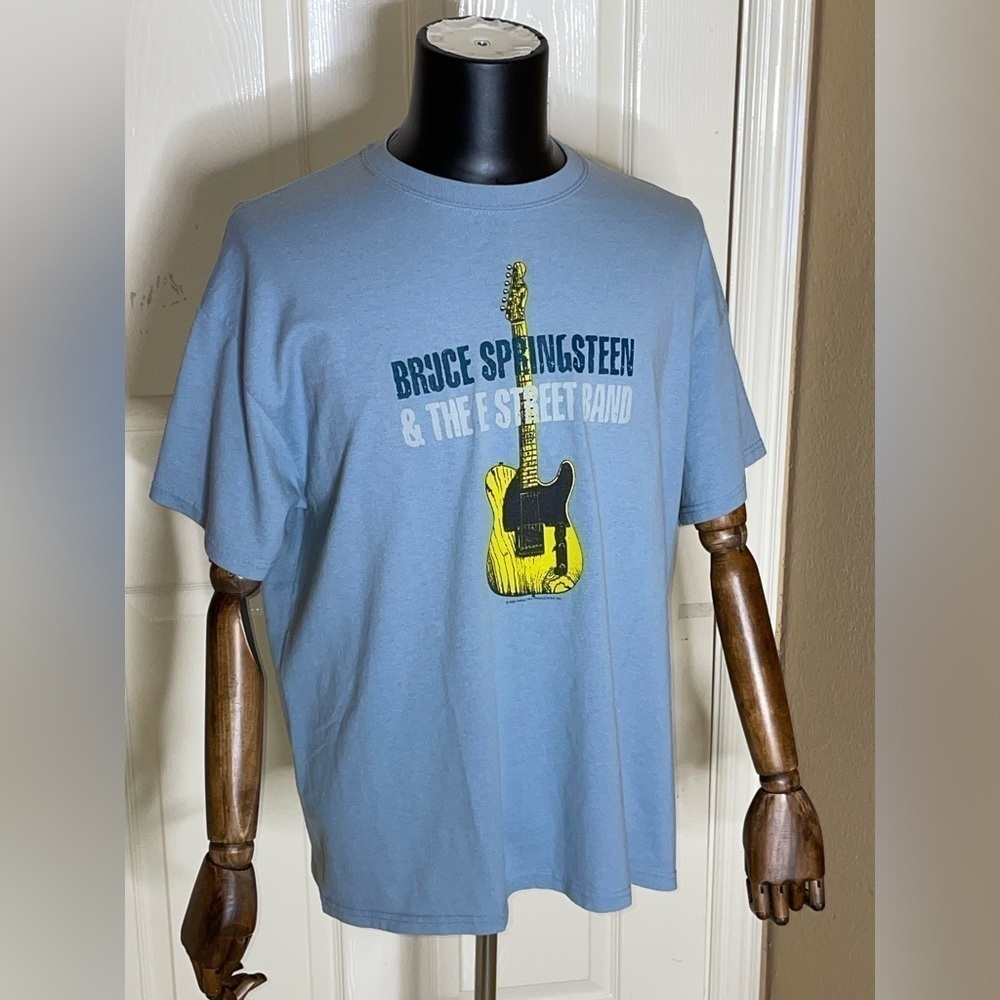 Bruce Springsteen & The E Street Band Tour Shirt 2005 Vtg Extra Large Blue XL﻿﻿﻿